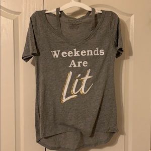 Weekends are lit medium children’s tee